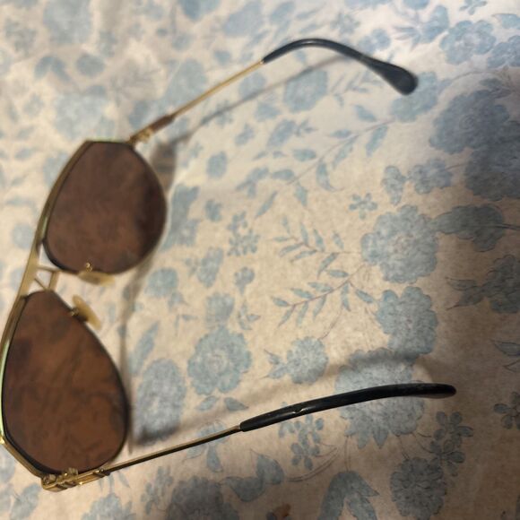 Vintage Cazal 960 Black & Gold 1970\'s Sunglasses main image 4